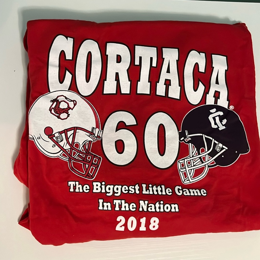2018 Cortaca Cortland vs Ithaca long sleeve shirt XL